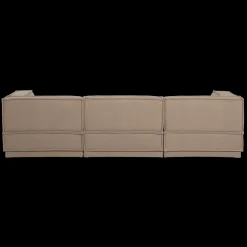 Hoekbanken-WOOOD Manu Teddy Hoekbank Taupe