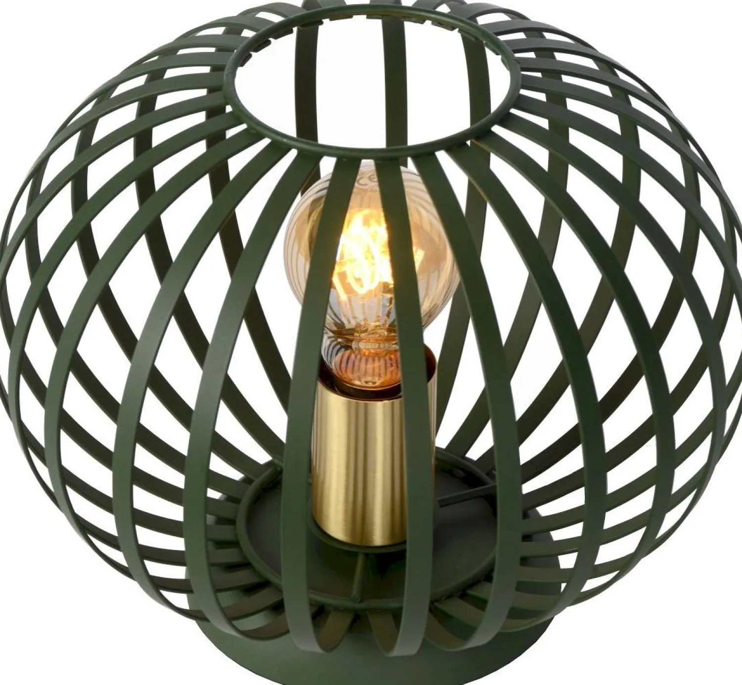 Tafellampen|Tafellampen-Lucide Manuela Tafellamp Groen