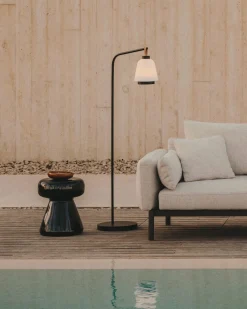 Tuintafels|Industriële Bijzettafels-Kave Home Manya Bijzettafel Zwart