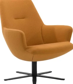 Design Fauteuils|Draaifauteuils-Bert Plantagie Maple Fauteuil Oranje