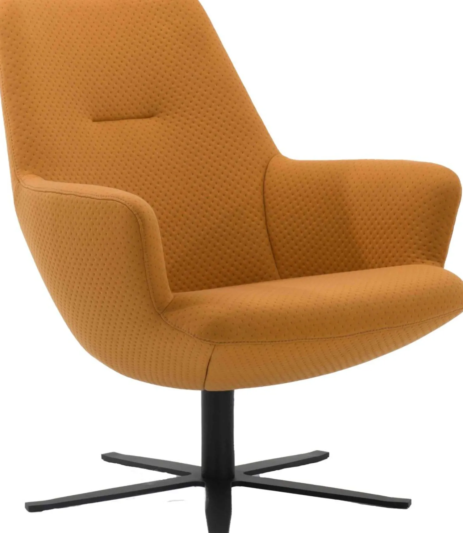 Design Fauteuils|Draaifauteuils-Bert Plantagie Maple Fauteuil Oranje