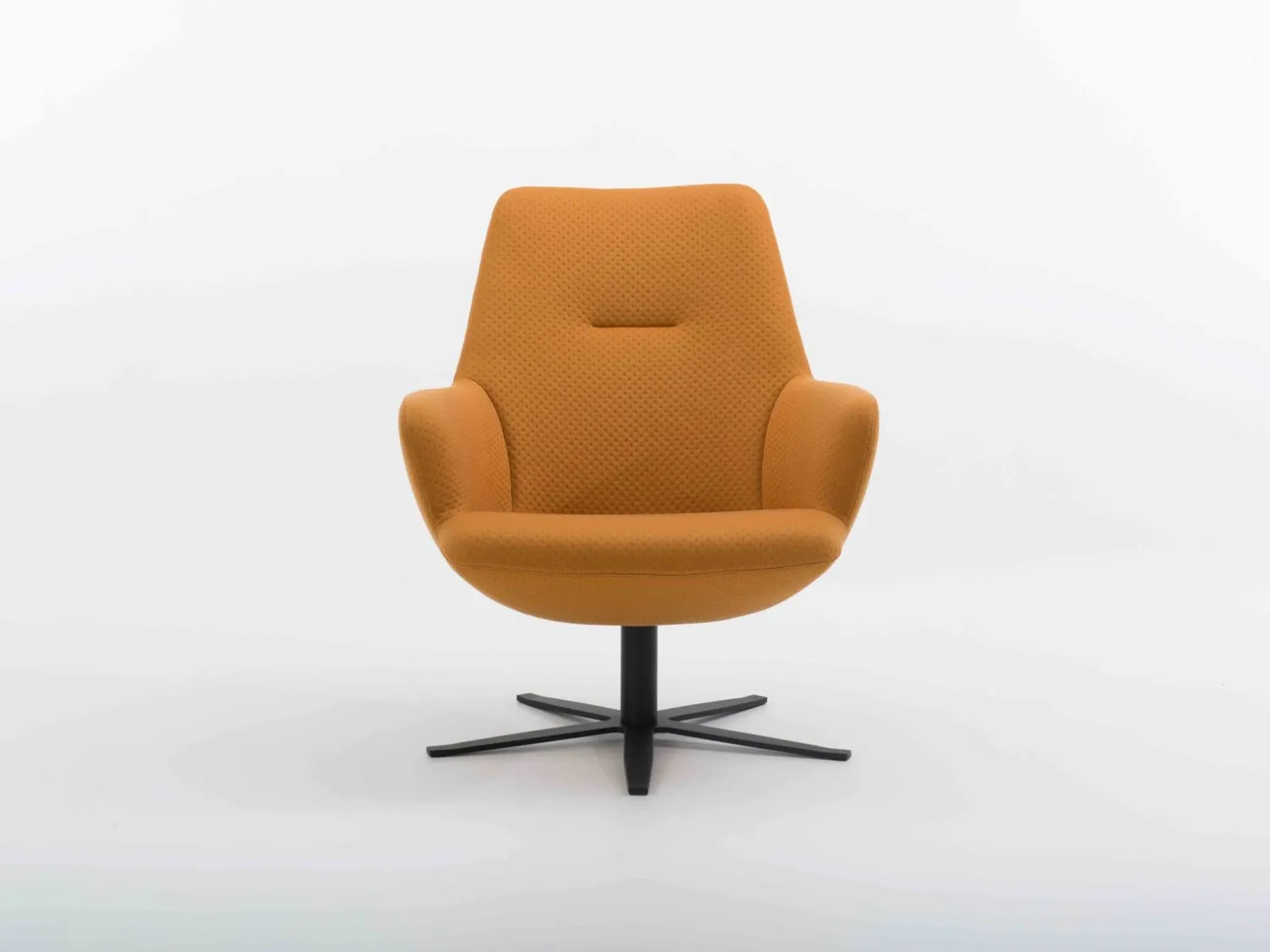 Design Fauteuils|Draaifauteuils-Bert Plantagie Maple Fauteuil Oranje