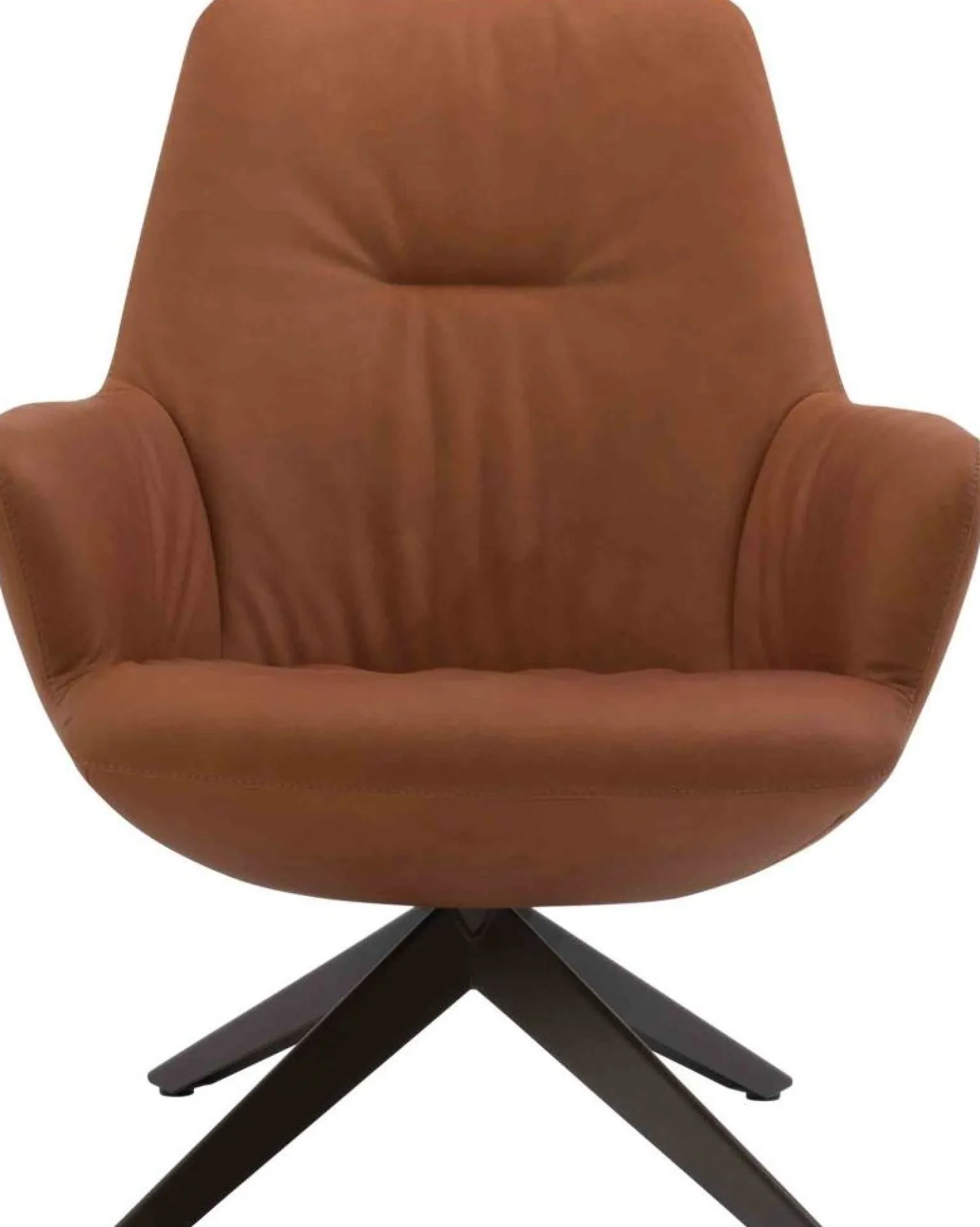 Design Fauteuils|Draaifauteuils-Bert Plantagie Maple Fauteuil Oranje