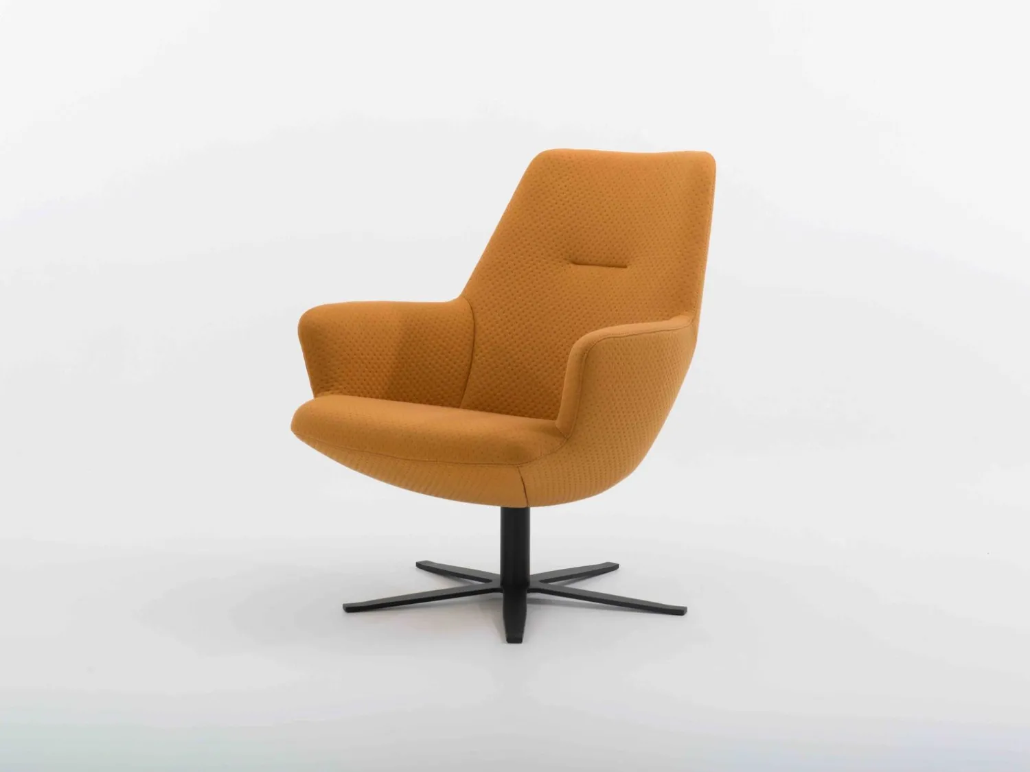 Design Fauteuils|Draaifauteuils-Bert Plantagie Maple Fauteuil Oranje