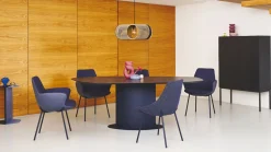 Design Stoelen|Kuipstoelen-Bert Plantagie Maple Four Eetkamerstoel Blauw