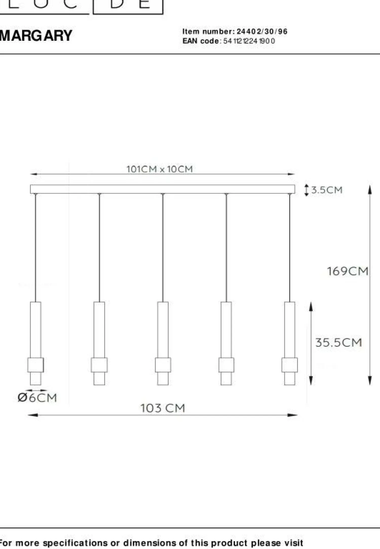 Hanglampen|Hanglampen-Lucide Margary Koffie Hanglamp Koffie, Goud