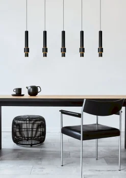 Moderne Hanglampen|Moderne Hanglampen-Lucide Margary Hanglamp Zwart