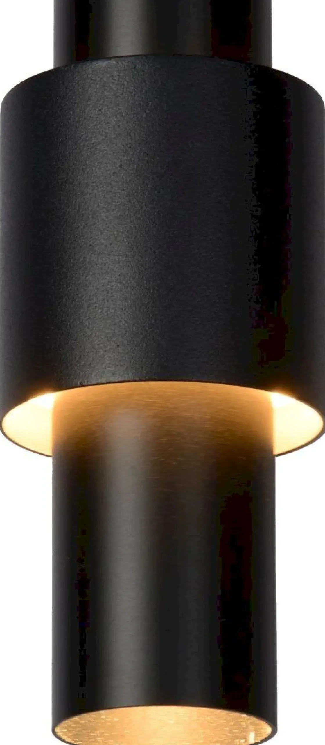 Moderne Hanglampen|Moderne Hanglampen-Lucide Margary Hanglamp Zwart