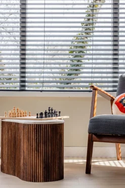 Houten Salontafels|Organische Salontafels-Eleonora Mari Salontafel Beige, Bruin