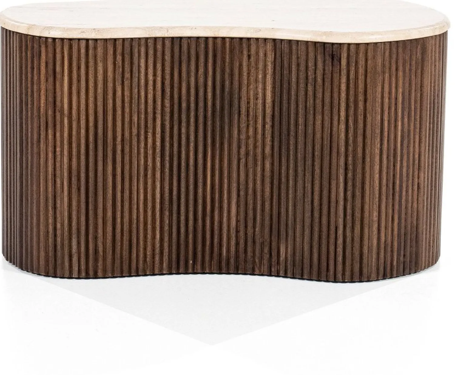 Houten Salontafels|Organische Salontafels-Eleonora Mari Salontafel Beige, Bruin