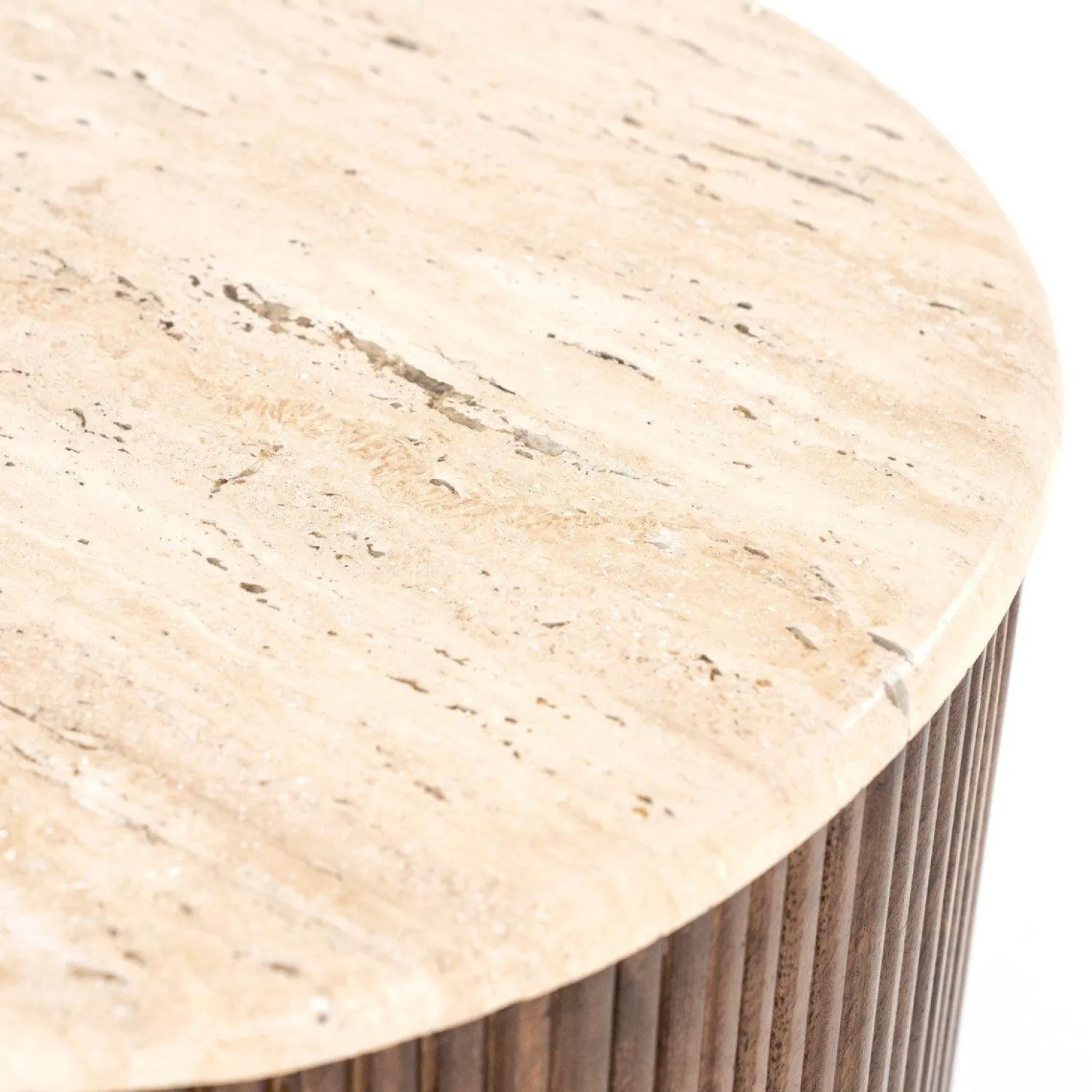 Houten Salontafels|Organische Salontafels-Eleonora Mari Salontafel Beige, Bruin