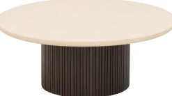 Ronde Salontafels-DTP Home Maroon Salontafel Naturel
