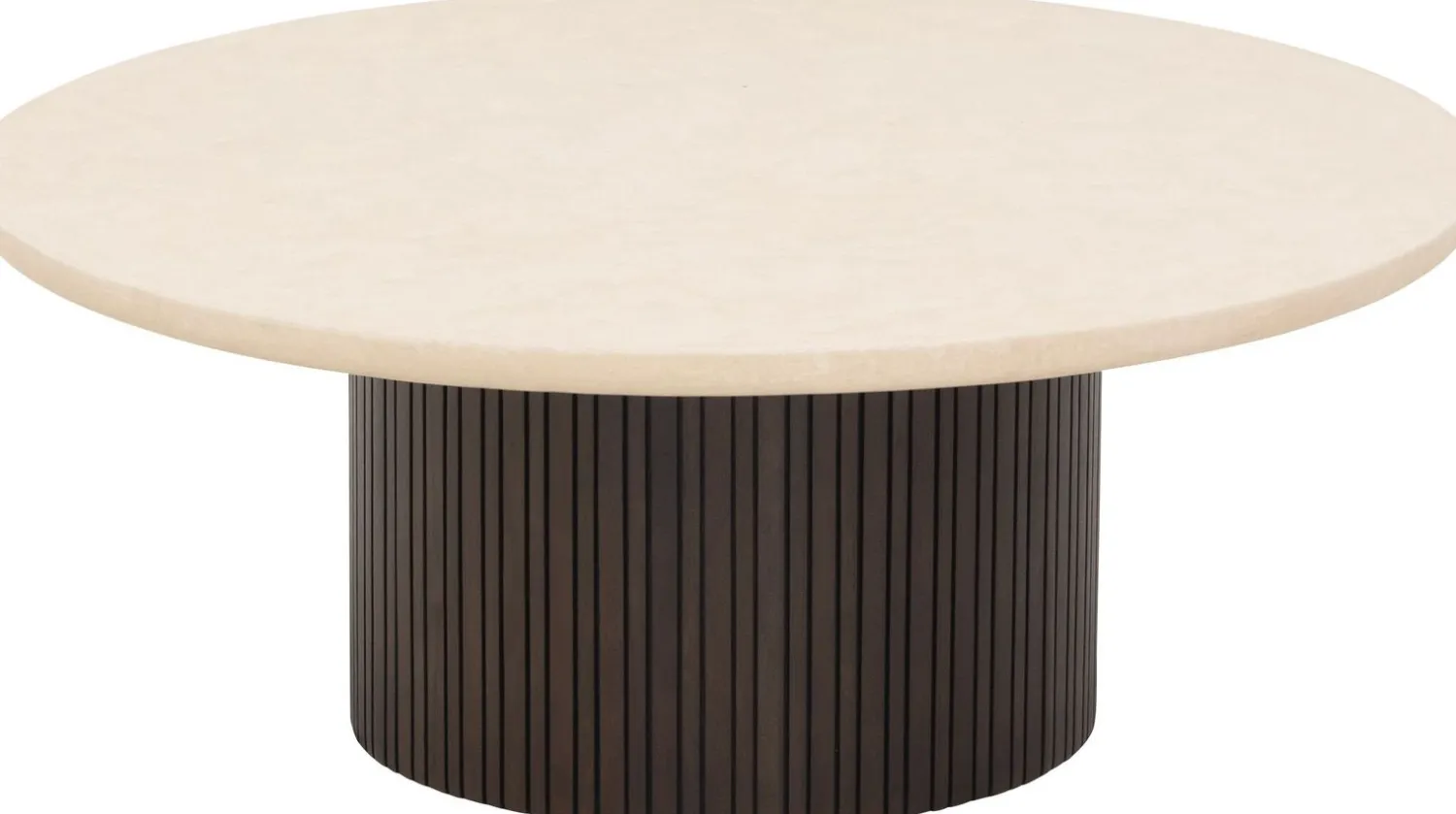 Ronde Salontafels-DTP Home Maroon Salontafel Naturel