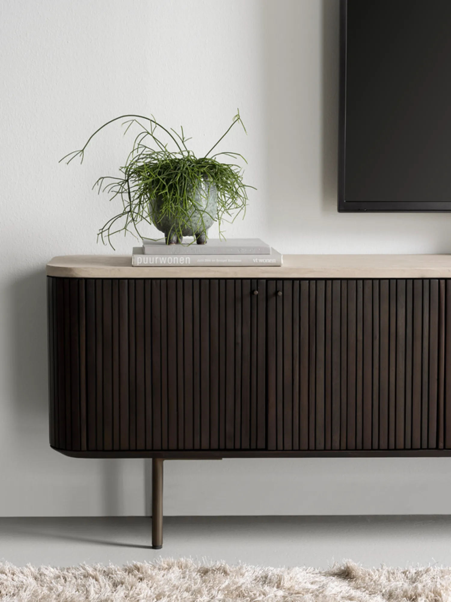 Tv-Meubels-DTP Home Maroon Tv-meubel Bruin
