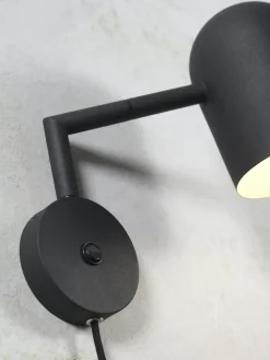 Wandlampen|Wandlampen-It's about RoMi Marseille Wandlamp zwart