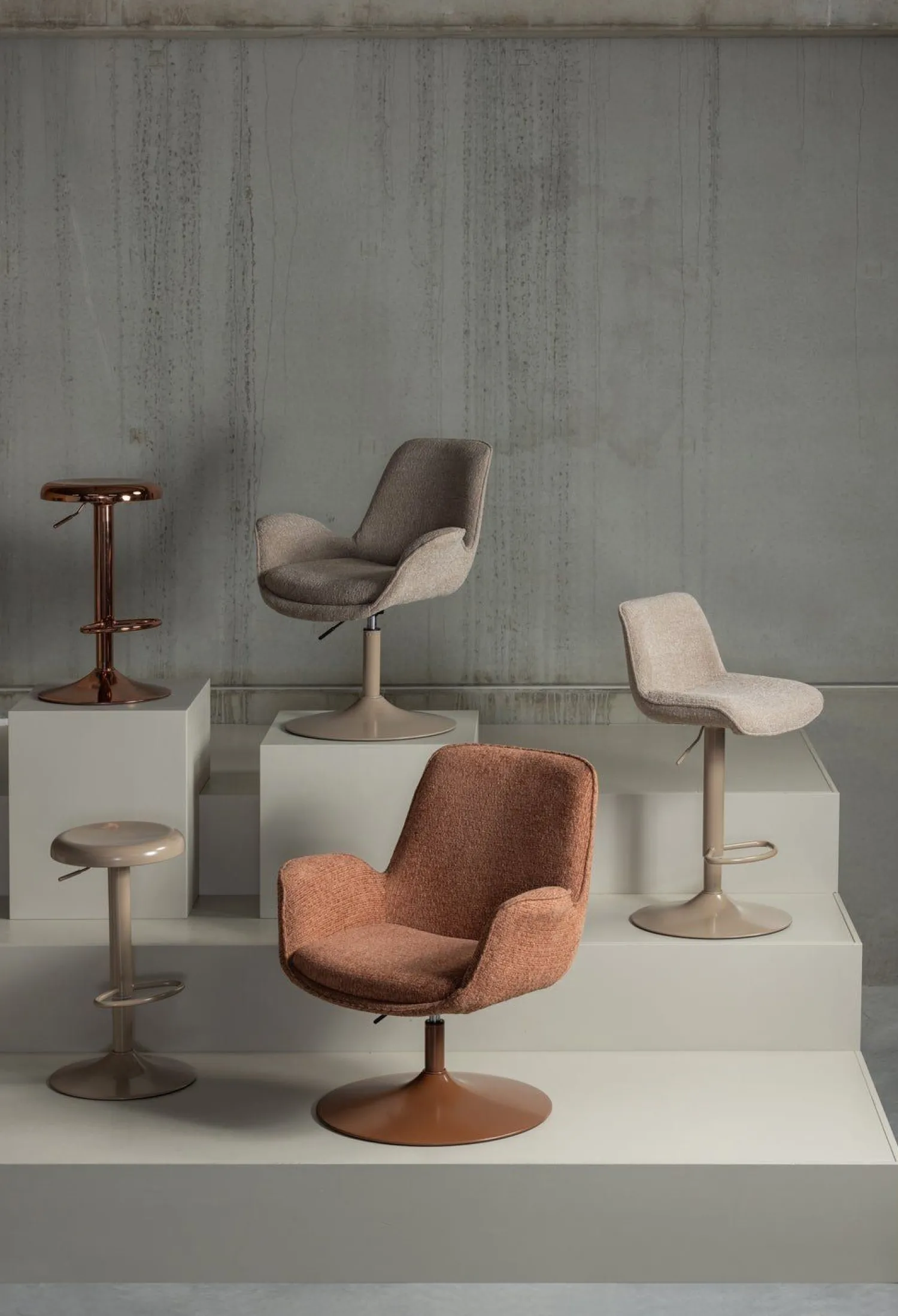 Eetkamerstoelen Met Armleuning-WOOOD Marten Eetkamerstoel Sand