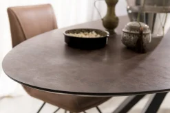 Ovale Eettafels-XOOON Masura Ellips Eettafel Roest