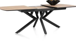 Houten Eettafels|Uitschuifbare Eettafels-XOOON Masura Uitschuifbaar Eettafel Eiken