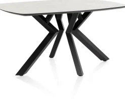 Houten Eettafels|Ovale Eettafels-XOOON Masura Eettafel Wit