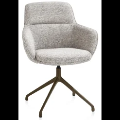Eetkamerstoelen Met Armleuning-Henders en Hazel Mateo Armstoel Kiezel