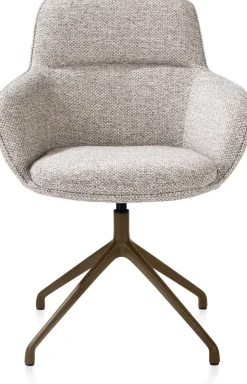 Eetkamerstoelen Met Armleuning-Henders en Hazel Mateo Armstoel Kiezel