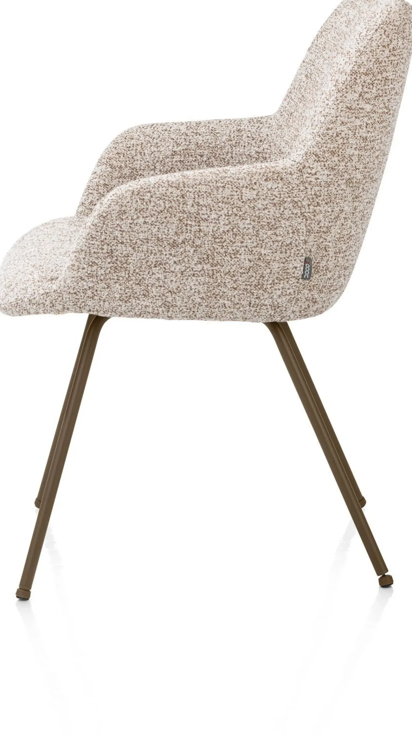Eetkamerstoelen Met Armleuning-XOOON Mats Eetkamerstoel Koper