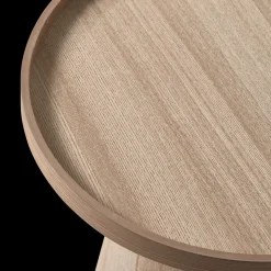 Ronde Bijzettafels-WOOOD Maud Bijzettafel Naturel