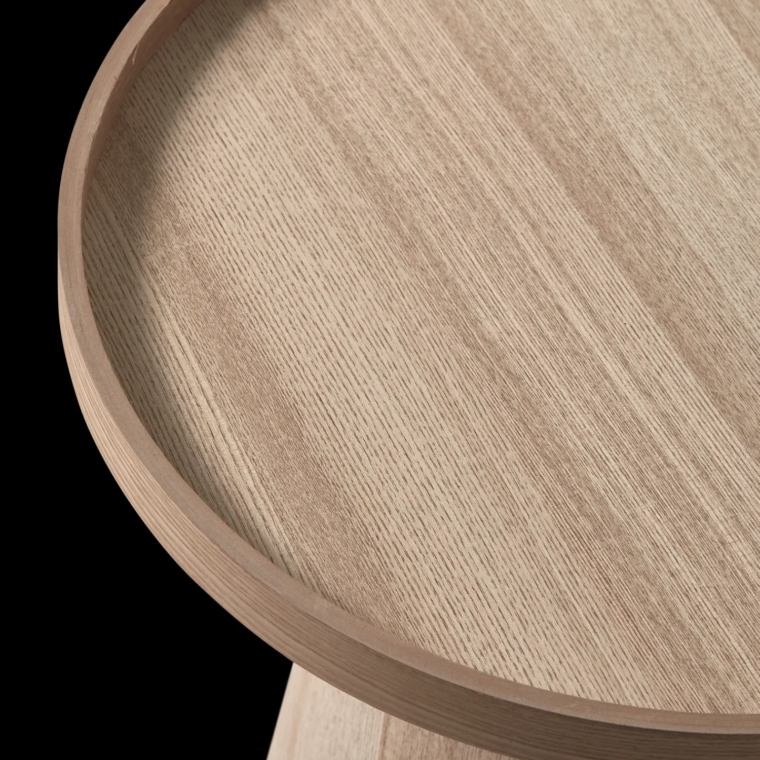 Ronde Bijzettafels-WOOOD Maud Bijzettafel Naturel