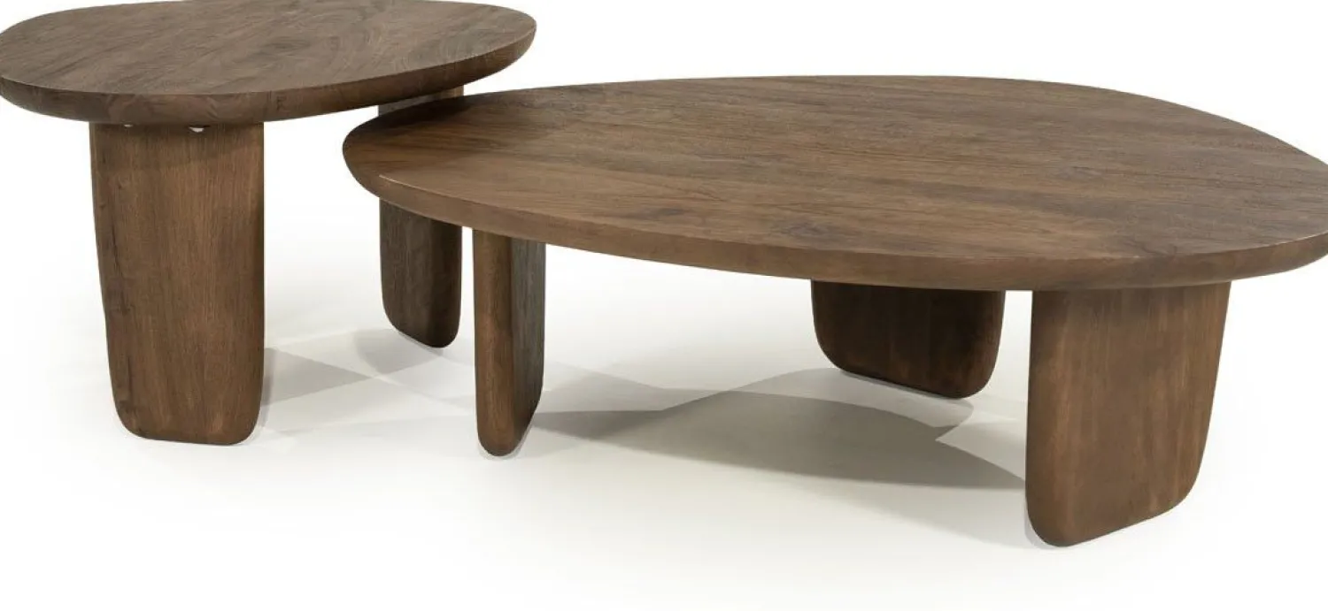 Houten Salontafels-Eleonora Maud Salontafel Lichtbruin