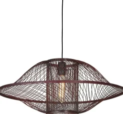 Hanglampen|Hanglampen-Good&Mojo Maui Hanglamp Burgundy