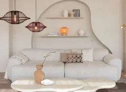 Hanglampen|Hanglampen-Good&Mojo Maui Hanglamp Burgundy