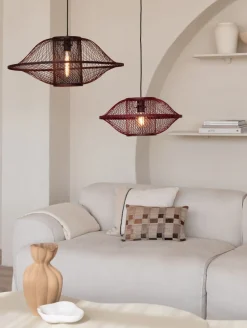 Hanglampen|Hanglampen-Good&Mojo Maui Hanglamp Burgundy