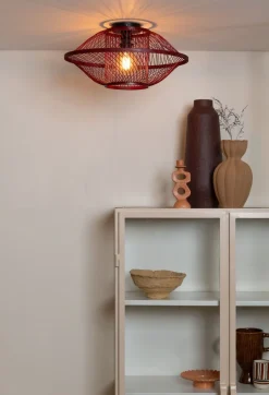 Plafondlampen|Plafondlampen-Good&Mojo Maui Plafondlamp Burgundy