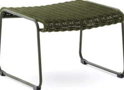 Tuinstoelen-Kave Home Maurina Outdoor Hocker Groen