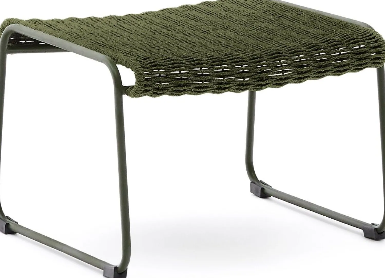 Tuinstoelen-Kave Home Maurina Outdoor Hocker Groen