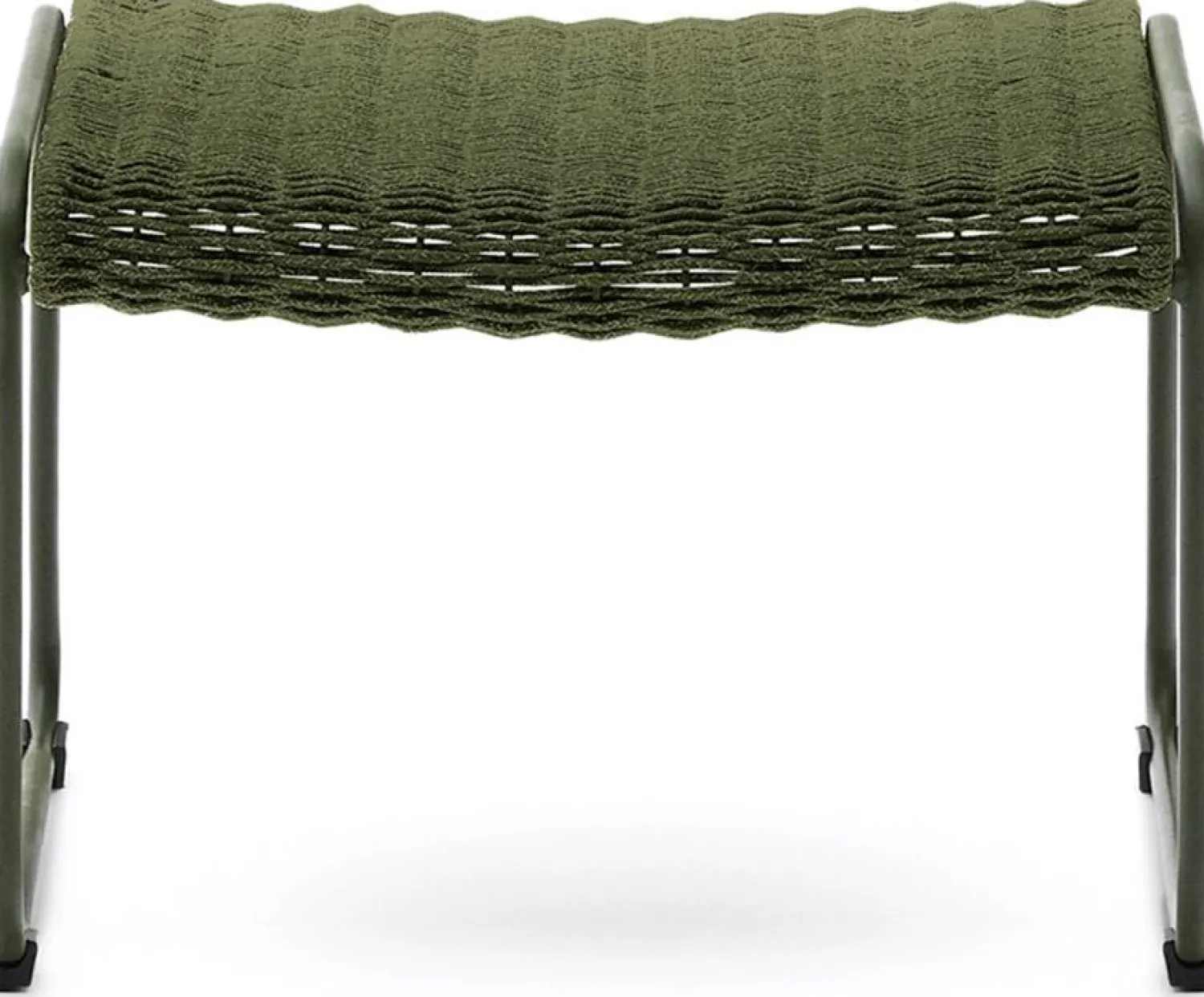 Tuinstoelen-Kave Home Maurina Outdoor Hocker Groen