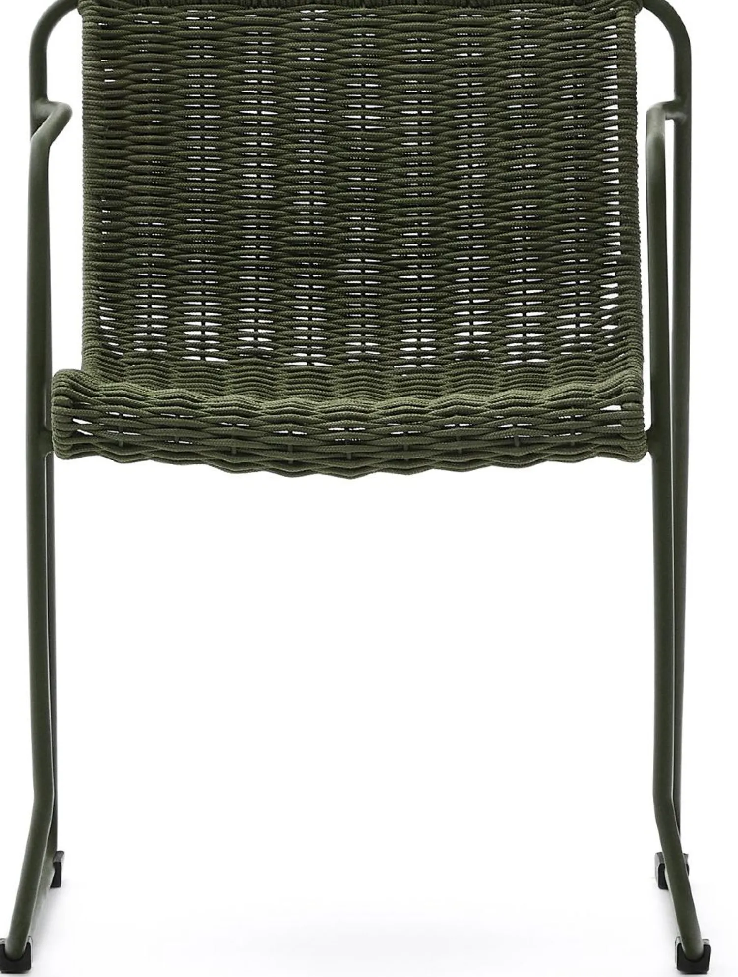 Tuinstoelen|Eetkamerstoelen Met Armleuning-Kave Home Maurina Tuinstoel Donkergroen
