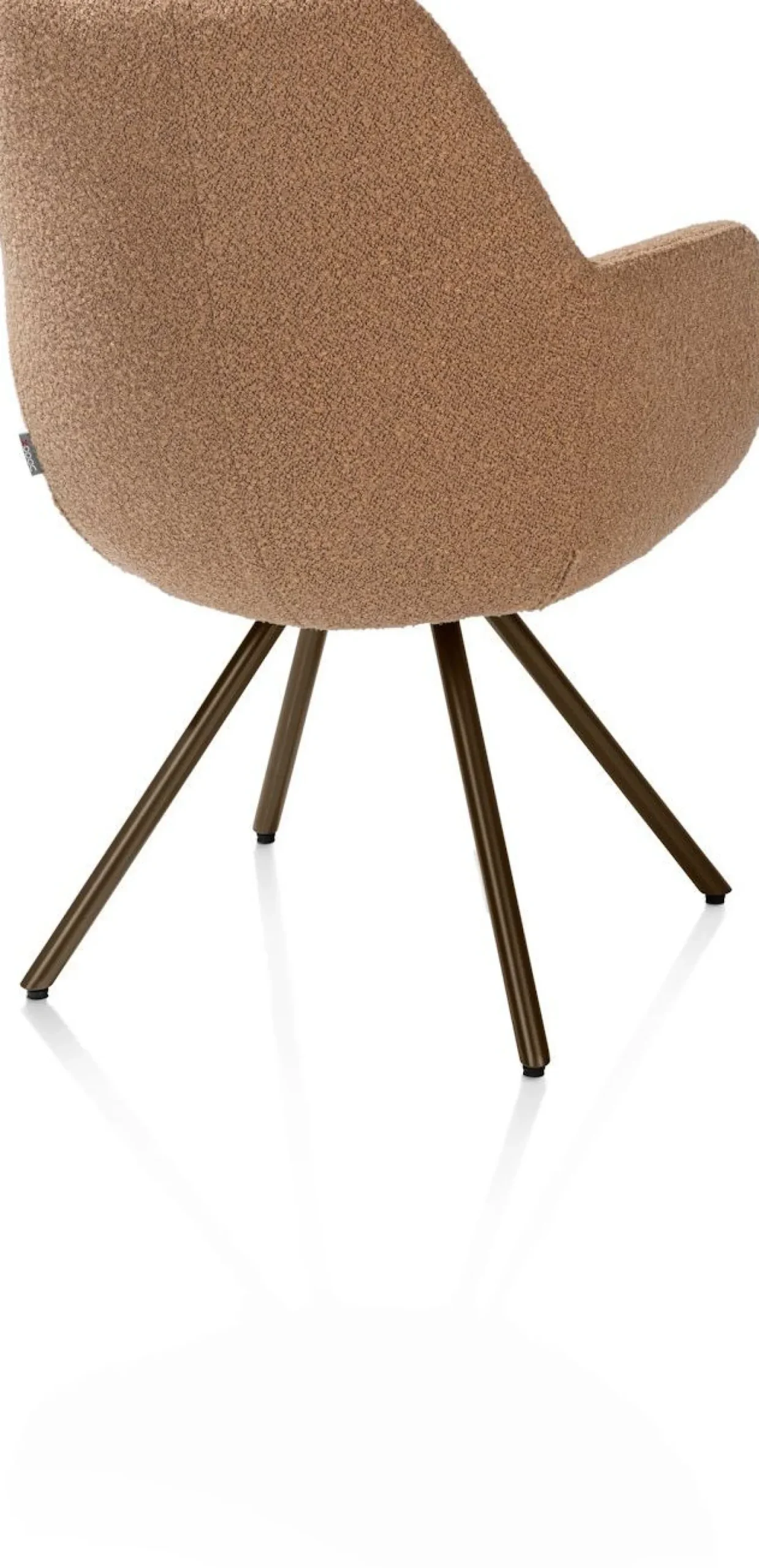 Eetkamerstoelen Met Armleuning-XOOON Mavis Armstoel Okergeel