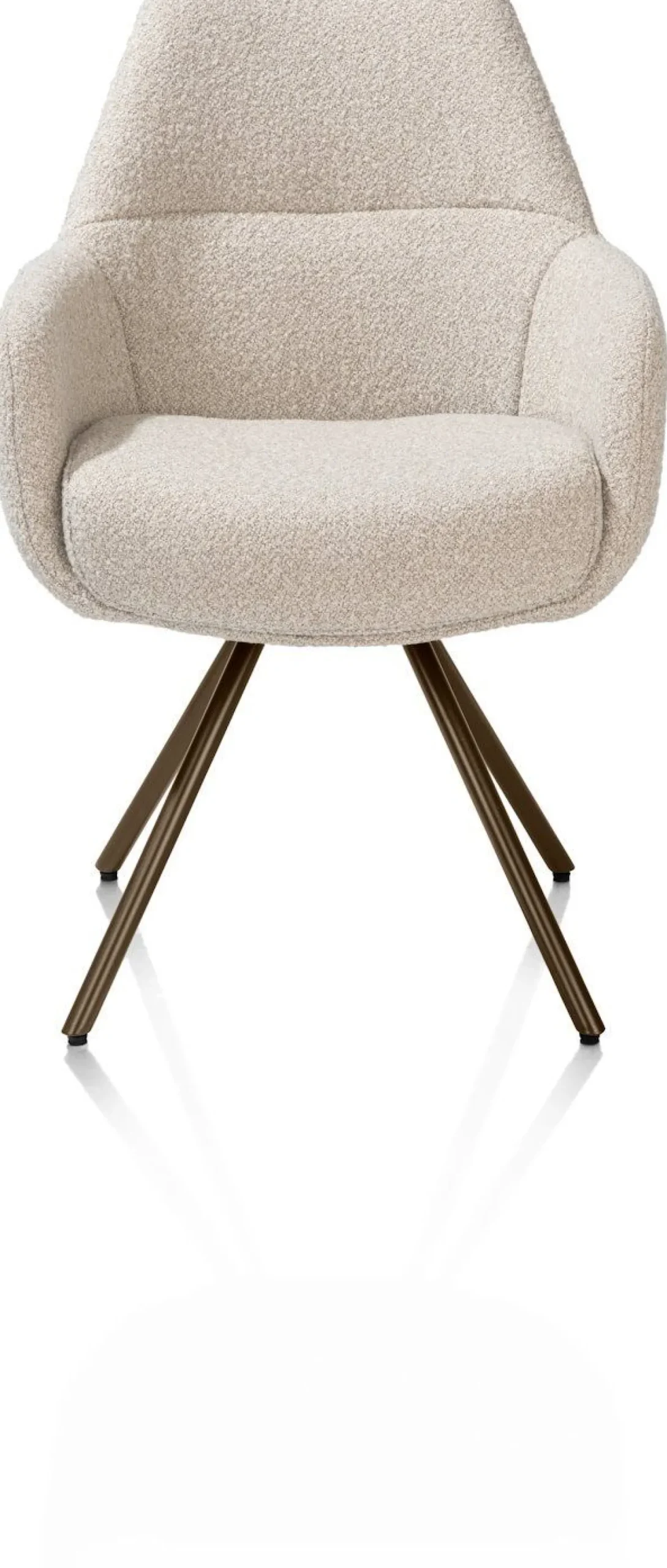 Eetkamerstoelen Met Armleuning-XOOON Mavis Armstoel Beige