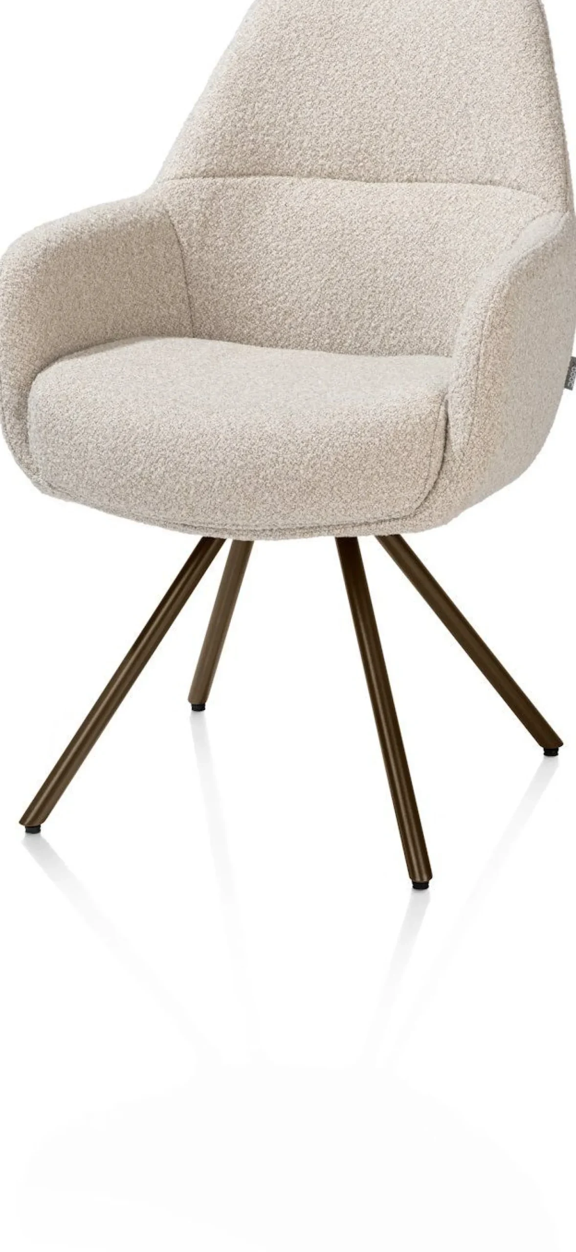 Eetkamerstoelen Met Armleuning-XOOON Mavis Armstoel Beige