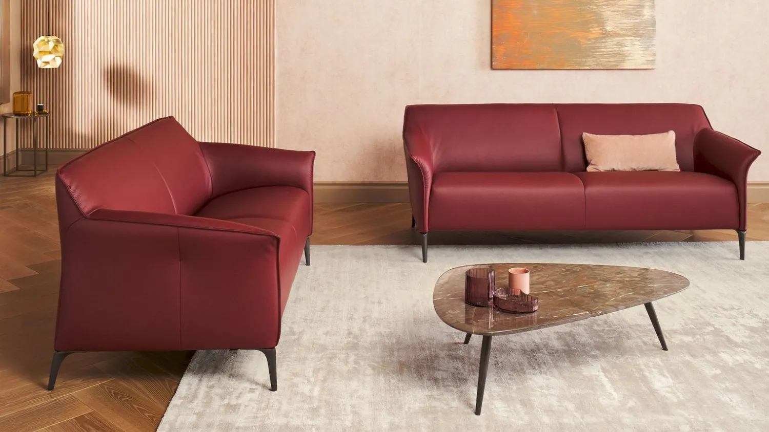 Zitbanken-Leolux Mayon Bank Beige