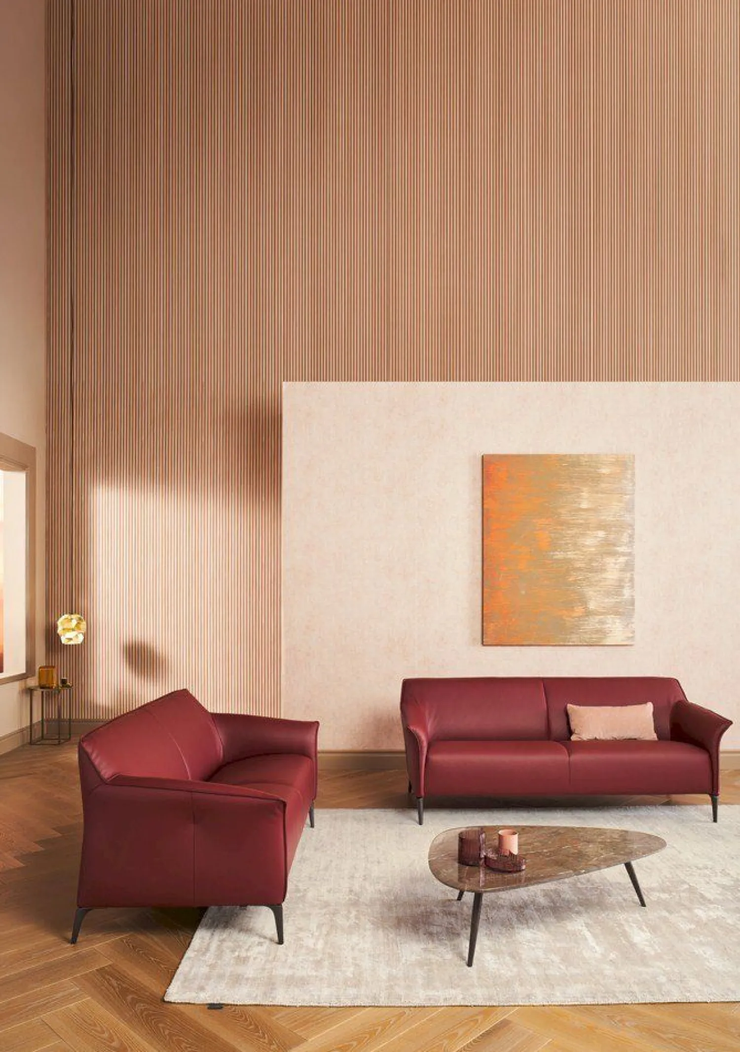 Zitbanken-Leolux Mayon Bank Beige