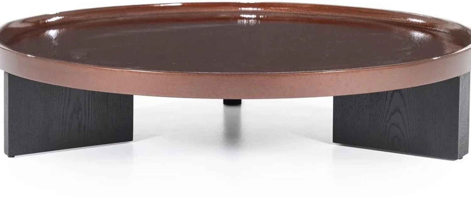 Ronde Salontafels-Eleonora Mayson L Salontafel Rood