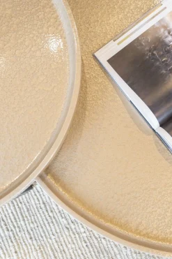 Ronde Salontafels-Eleonora Mayson L Salontafel Beige