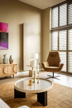 Ronde Salontafels-Eleonora Mayson S Salontafel Beige