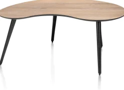 Organische Salontafels-Henders en Hazel Maze Nier L Salontafel Railway Brown