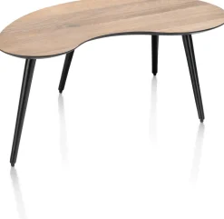Organische Salontafels-Henders en Hazel Maze Nier L Salontafel Railway Brown