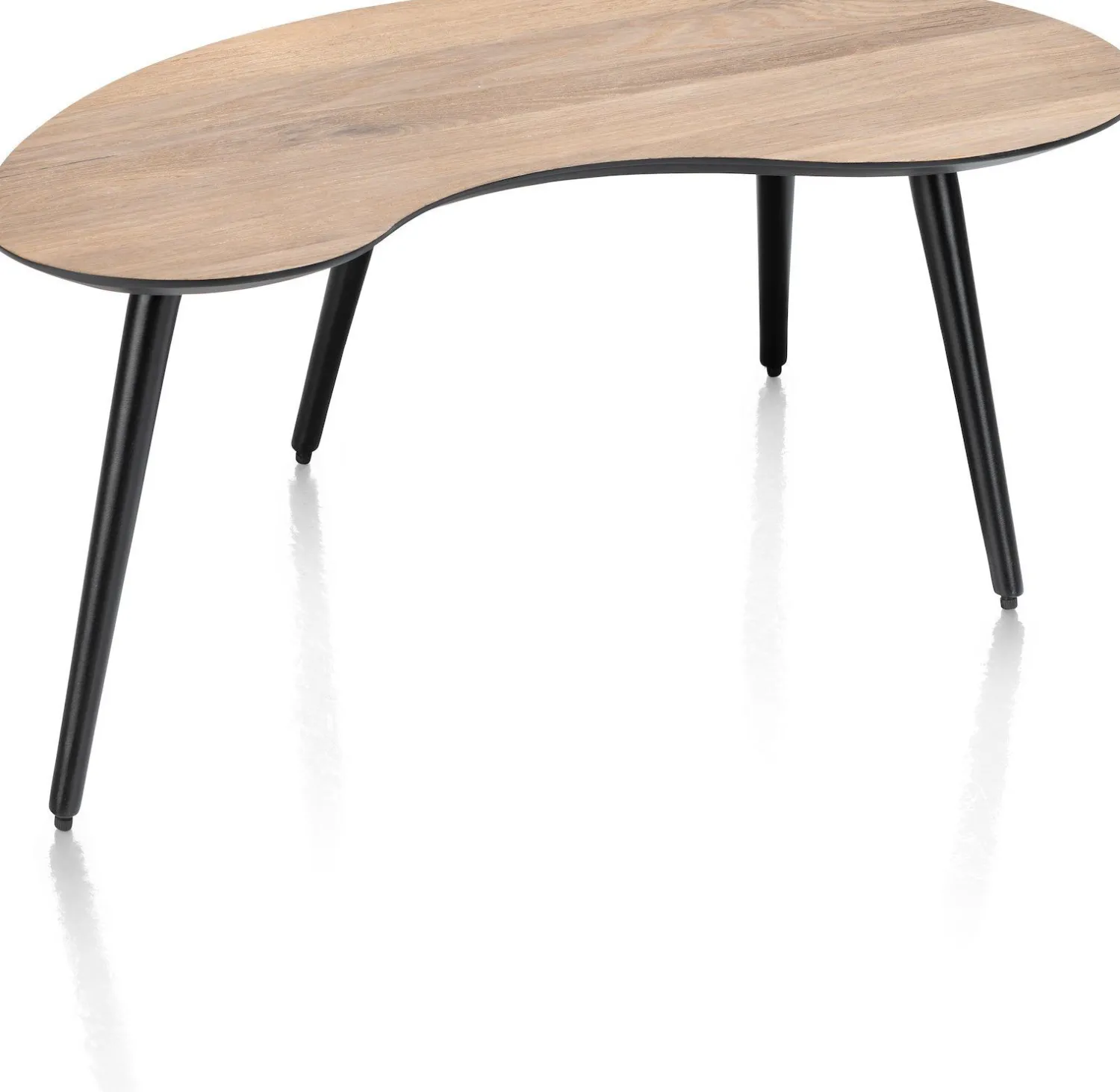 Organische Salontafels-Henders en Hazel Maze Nier L Salontafel Railway Brown