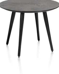 Ronde Salontafels-Henders en Hazel Maze Rond L Salontafel Antraciet