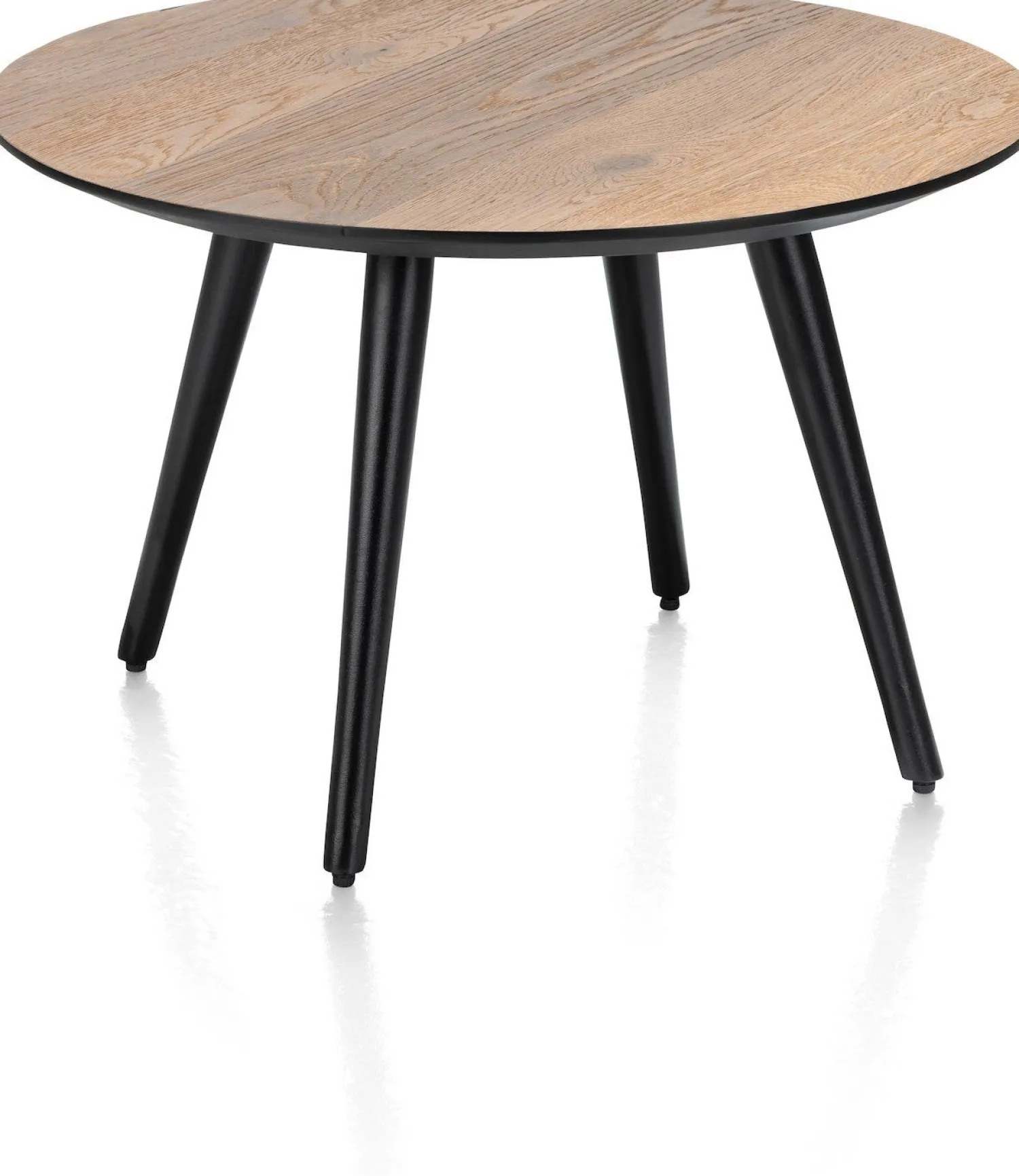 Ronde Salontafels-Henders en Hazel Maze Rond M Salontafel Railway Brown